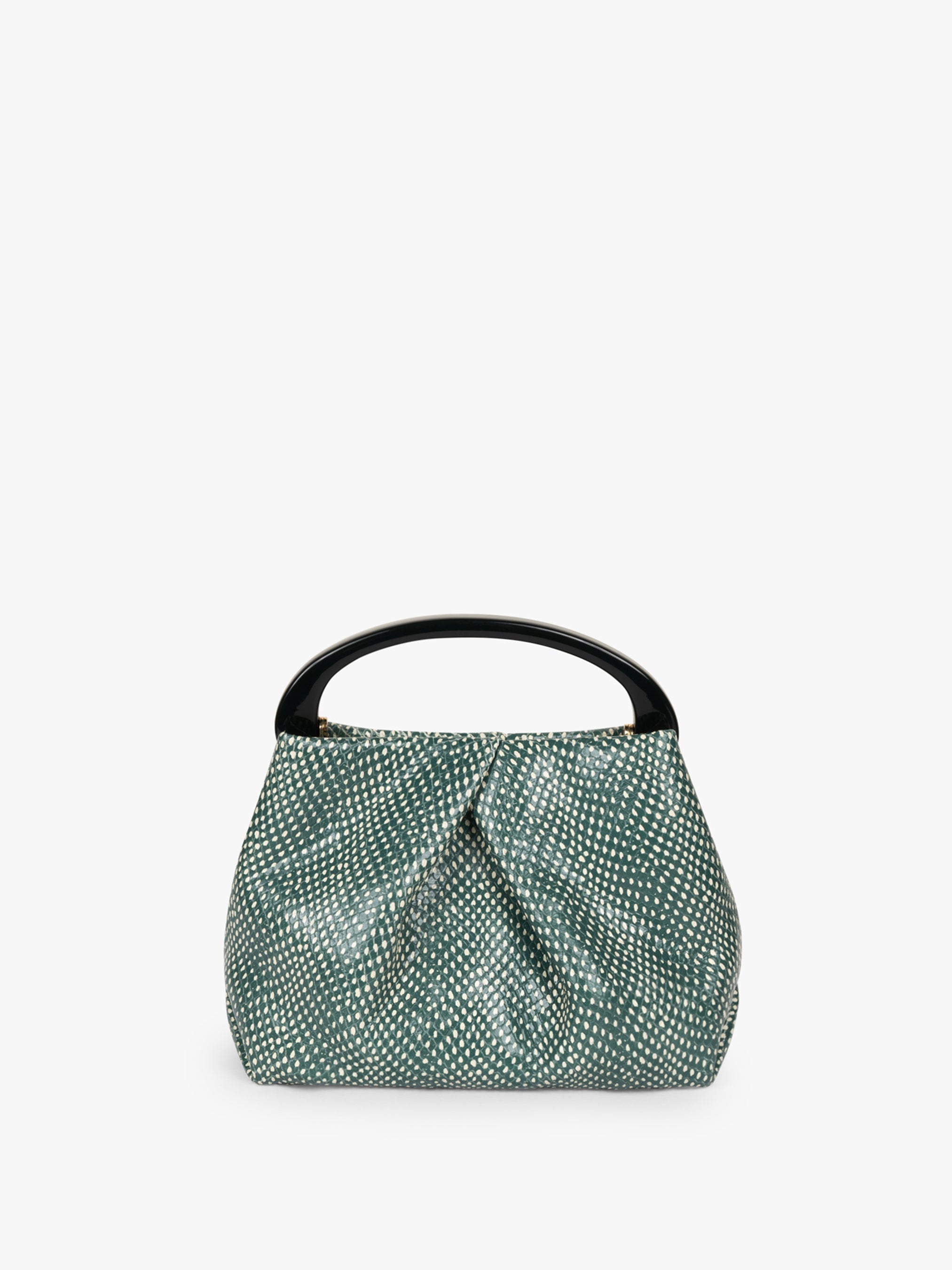 Small Pleated Leather Bag