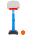 TotSports™ Easy Score™ Basketball Set - Adjustable Toddler Hoop with Oversized Rim with Easy Scoring for Growing Players