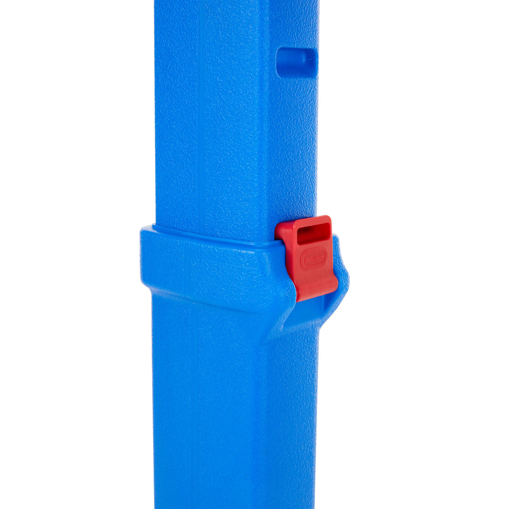 TotSports™ Easy Score™ Basketball Set - Adjustable Toddler Hoop with Oversized Rim with Easy Scoring for Growing Players