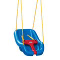 2-in-1 Snug 'n Secure™ Swing - Blue - Convertible Baby-to-Toddler Outdoor Swing with Secure and Comfortable Swinging