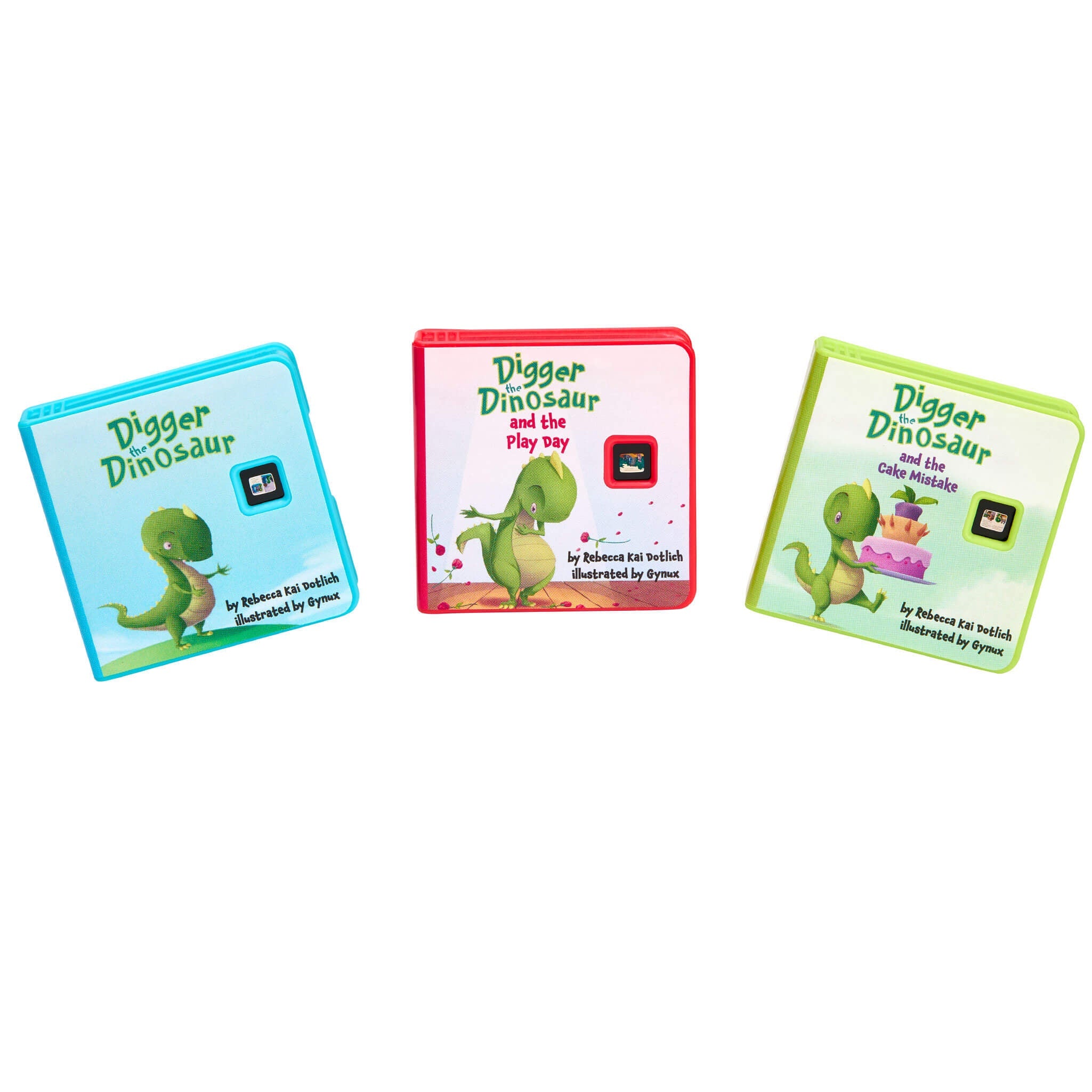 Story Dream Machine™ Harper Collins Digger the Dinosaur - Three-Story Dinosaur Projector Collection with Projected Stories with Sound Effects
