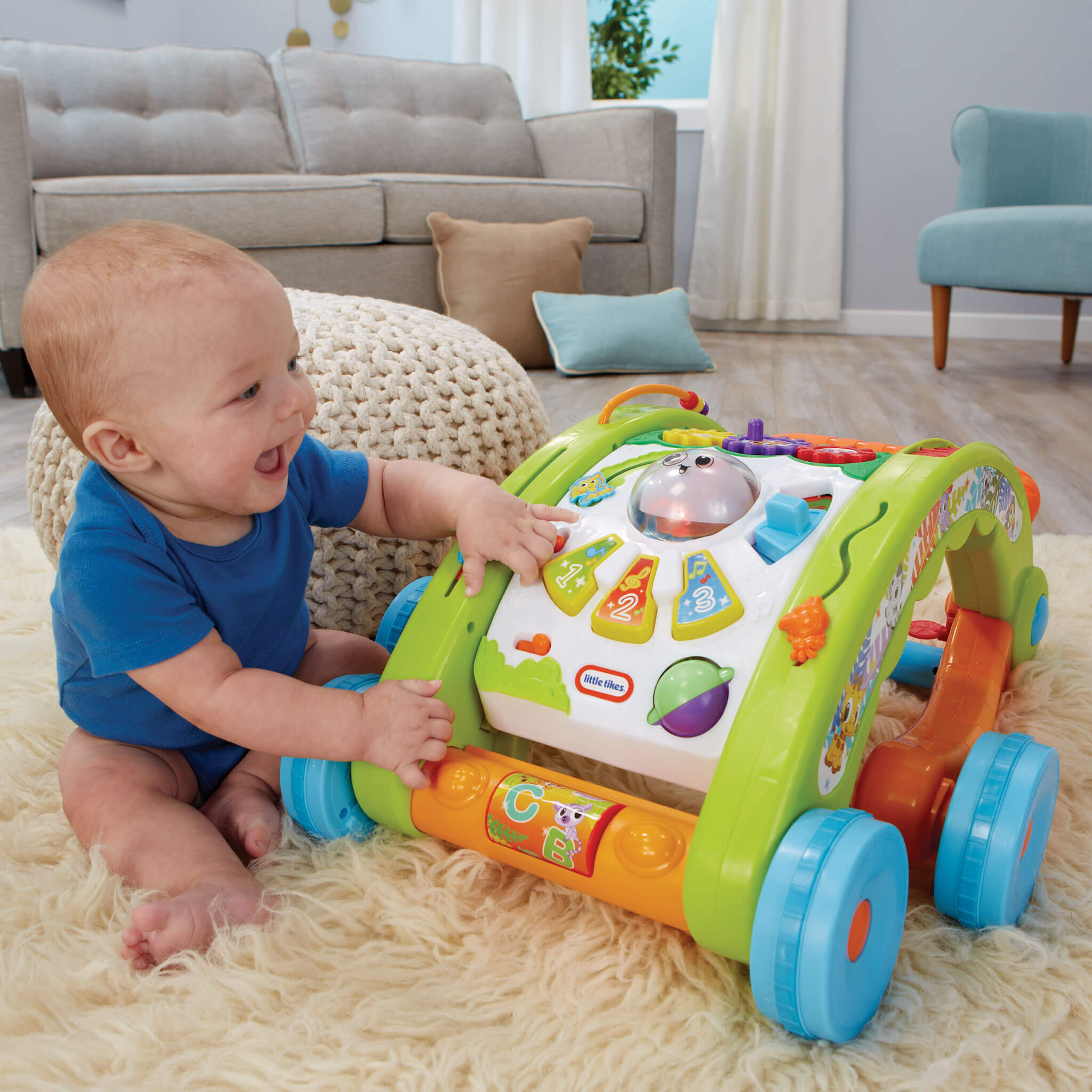 Learn & Play™ 3-in-1 Activity Walker™ - Light-Up Push Walker with Three Play Modes with Movement, Music and Hands-On Activities
