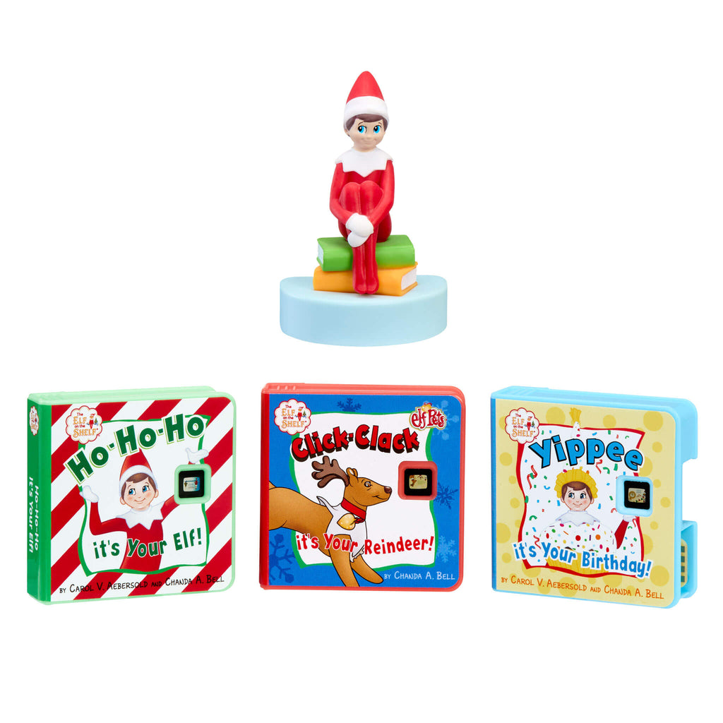 Story Dream Machine™ The Elf on the Shelf Santaverse North Pole Friends Collection - Holiday Story Projector Collection with Character with Festive Projected Stories and Sounds