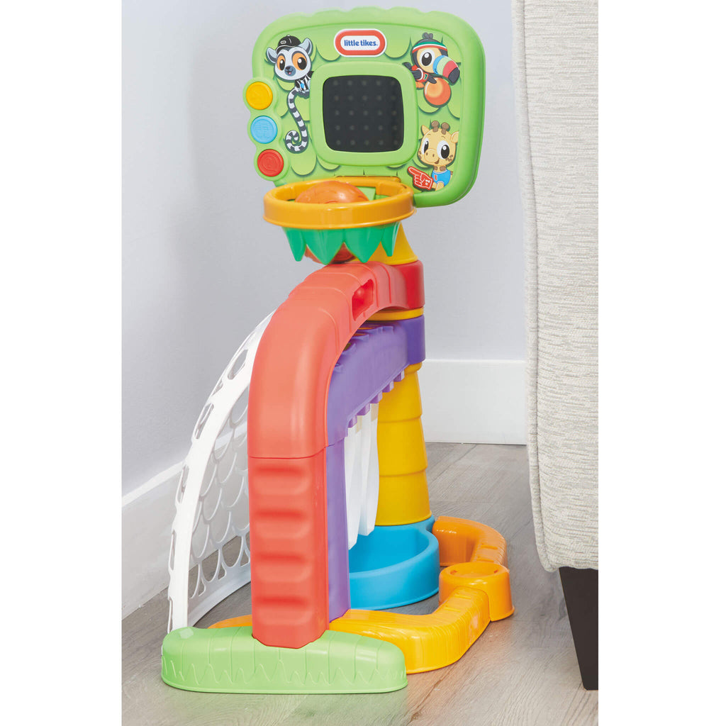 Learn & Play™ 3-in-1 Sports Zone™ - Basketball, Soccer and Bowling Activity Center with Multiple Sports in One Playset
