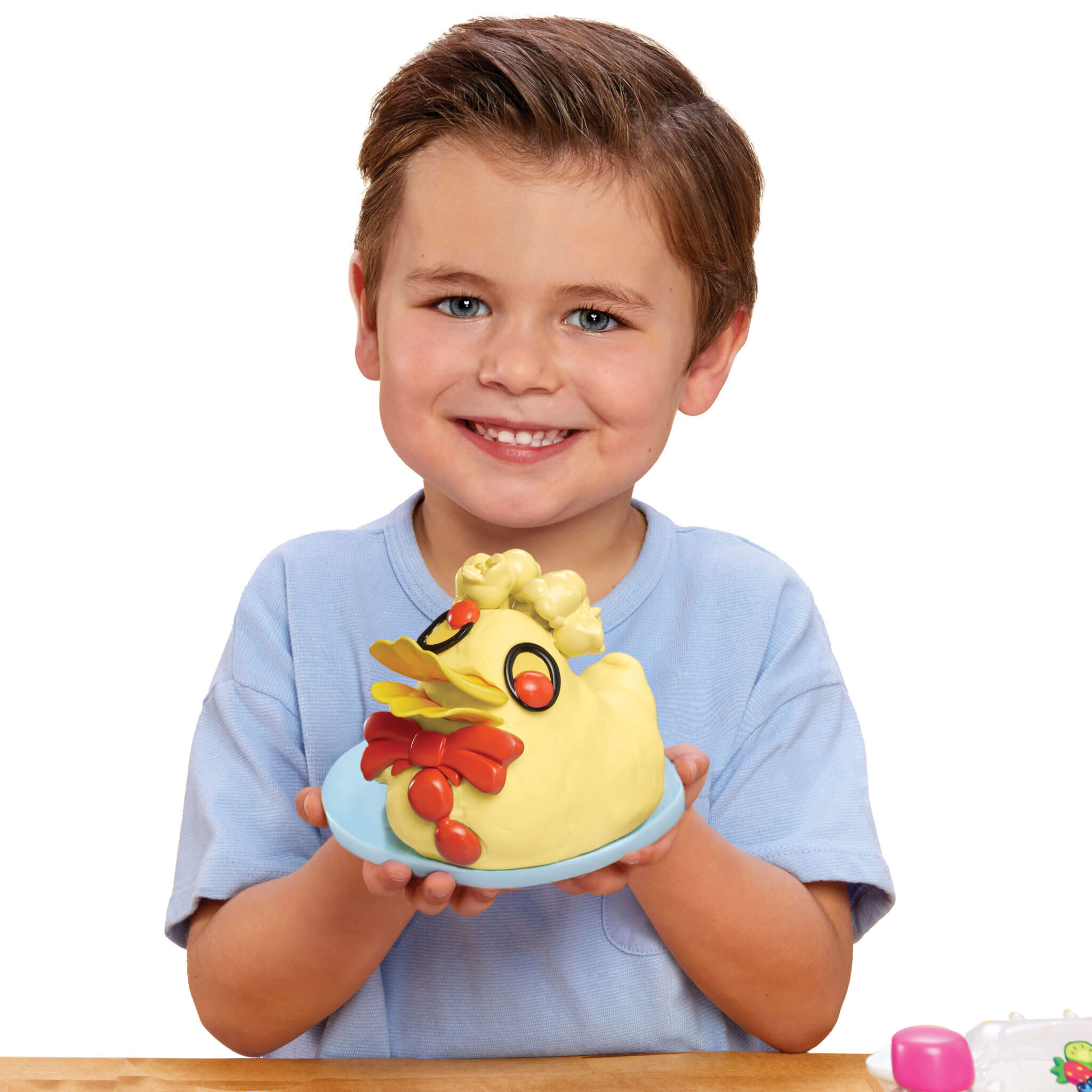 Creative Chefs™ Bluey - Duck Cake Kit - Pretend Baking Kit with Recipe Cards and Play Ingredients with Preparing, Assembling and Decorating