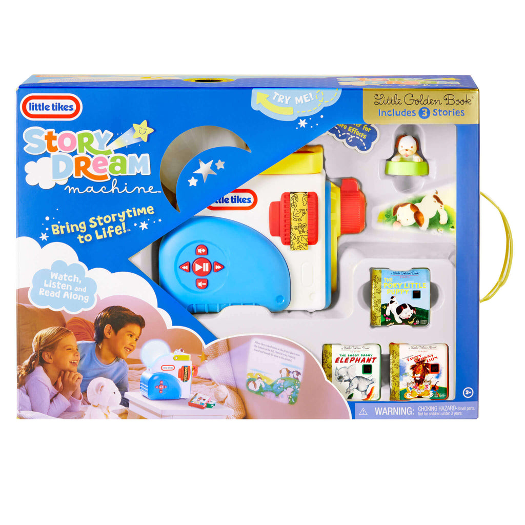 Story Dream Machine™ Little Golden Book Starter Pack - Projector Starter Set with Three Classic Stories with Colorful Read-Along Entertainment