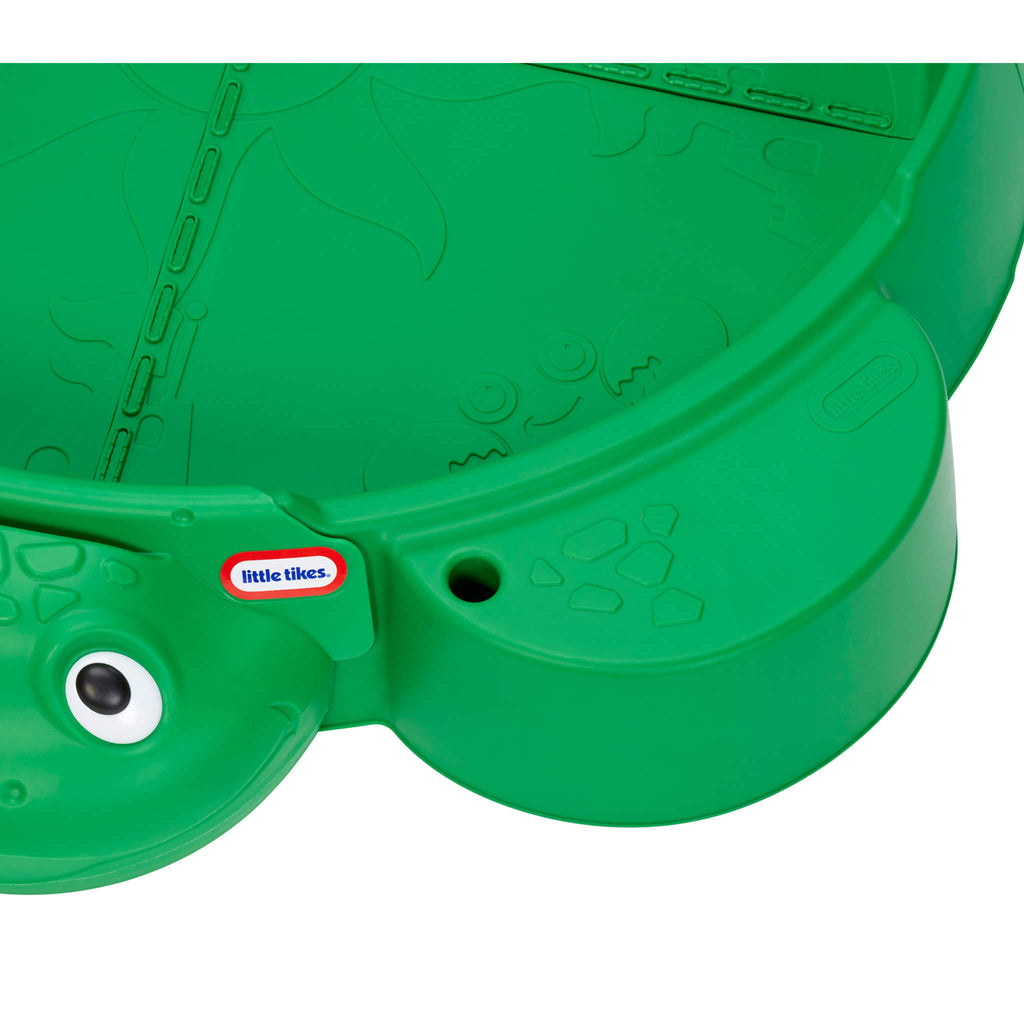 Turtle Sandbox - Outdoor Sand Play Center with Protective Lid with Covered Outdoor Sand Adventures
