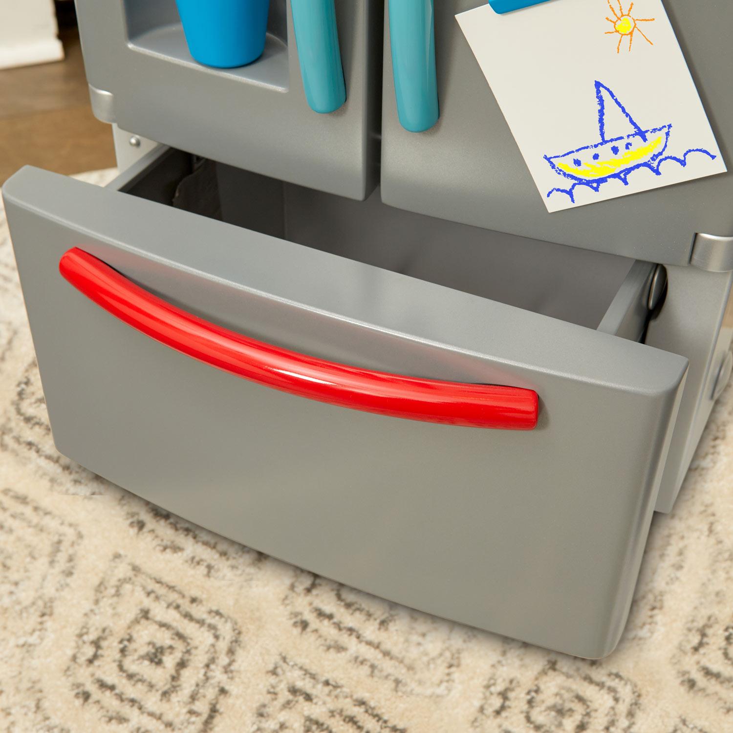 First Fridge - Realistic Pretend Kitchen Fridge with Accessories with Imaginative Home and Cooking Play