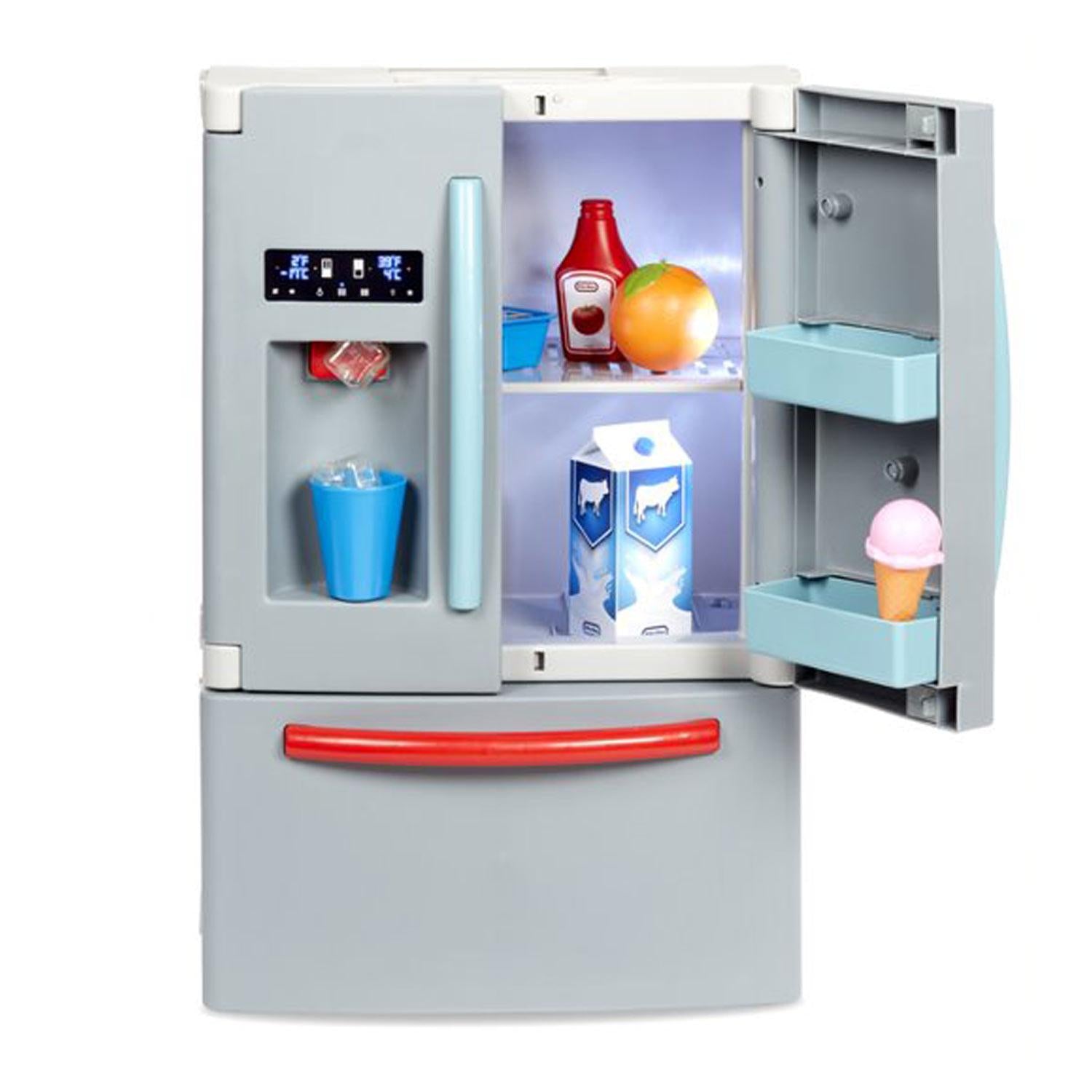 First Fridge - Realistic Pretend Kitchen Fridge with Accessories with Imaginative Home and Cooking Play