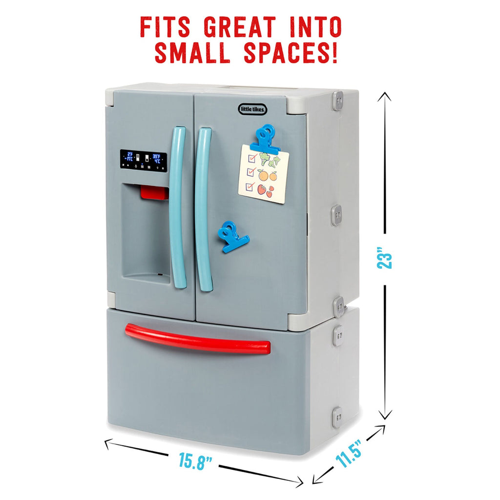 First Fridge - Realistic Pretend Kitchen Fridge with Accessories with Imaginative Home and Cooking Play
