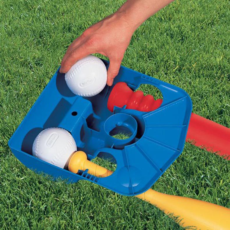 TotSports™ T-Ball Set - Beginner Batting Set with Adjustable Tee with Confidence-Building Active Play