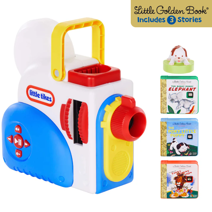 Story Dream Machine™ Little Golden Book Starter Pack - Projector Starter Set with Three Classic Stories with Colorful Read-Along Entertainment